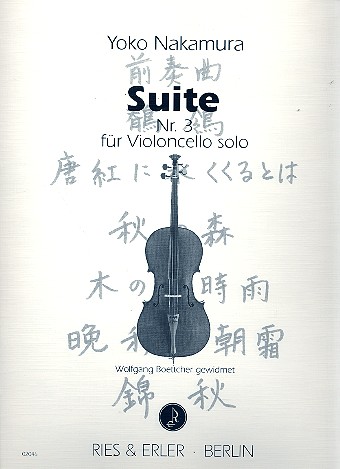 Suite Nr.3 für Violoncello    