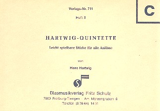 Hartwig-Quintette Band 3  für Bläser  Heft C 3. Stimme in Es
