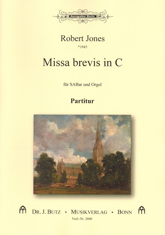 Missa brevis C-Dur&nbsp;&nbsp;für gem Chor (SAM) und Orgel&nbsp;&nbsp;Partitur