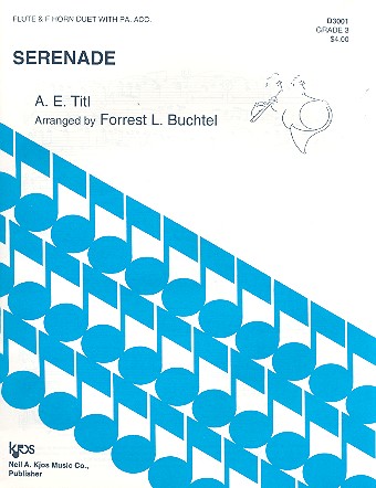 Serenade for flute, horn and piano  parts  