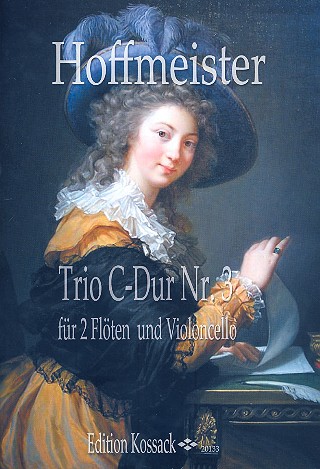 Trio C-Dur Nr.3  für 2 Flöten und Violoncello  Partitur und Stimmen
