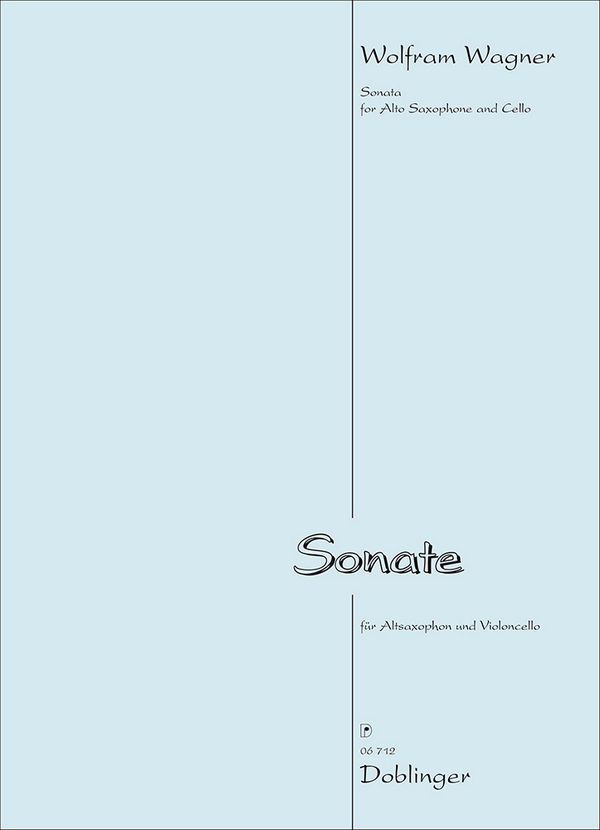 Sonate für Altsaxophon und Violoncello&nbsp;&nbsp;Partitur und Stimmen&nbsp;&nbsp;