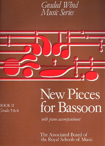 New Pieces vol.2 (Grade 5 and 6)&nbsp;&nbsp;for bassoon and piano&nbsp;&nbsp;