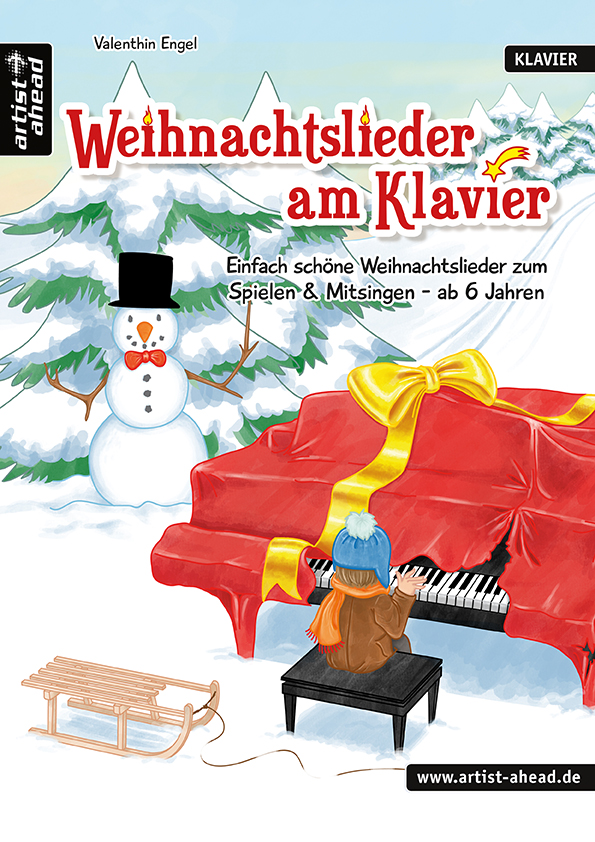 Weihnachtslieder am Klavier  für Klavier (mit Text)  