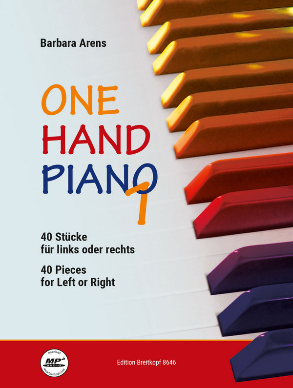 One Hand Piano  für Klavier linke oder rechte Hand  