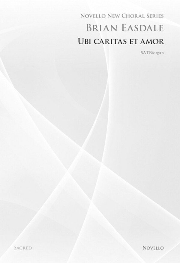 Ubi caritas et amor for mixed chorus&nbsp;&nbsp;and organ&nbsp;&nbsp;score
