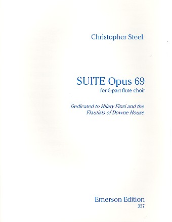 Suite op.69 for 6 flutes (ensemble)  score and parts  