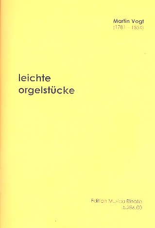 Leichte Orgelstücke    