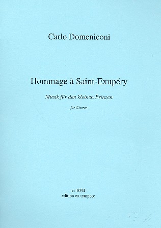 Hommage à Saint-Exupéry  für Gitarre  