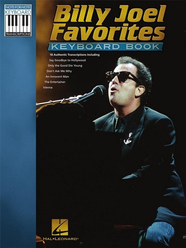 Billy Joel Favorites: keyboard book&nbsp;&nbsp;scongbook /rockscore&nbsp;&nbsp;