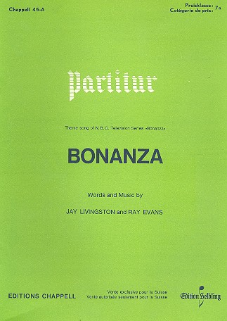 Bonanza: für Akkordeonorchester  Partitur  