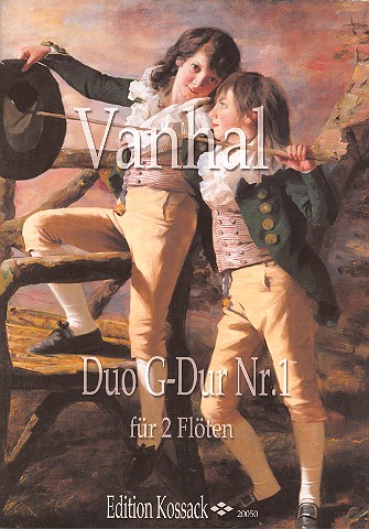 Duo G-Dur Nr.1  für 2 Flöten  Partitur und Stimmen