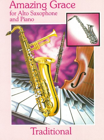 Amazing Grace for alto saxophone  and piano  
