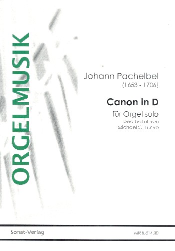 Canon in D  für Orgel  