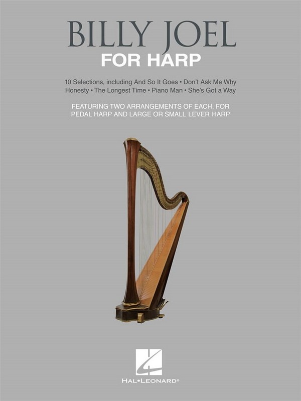 Billy Joel for Harp&nbsp;&nbsp;(large harp or small lever harp)&nbsp;&nbsp;