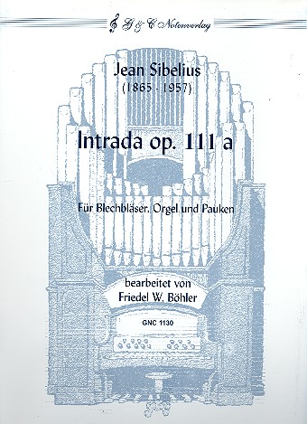 Intrada op.111a für 8-9 Blechbläser,  Pauken und Orgel  Partitur und Stimmen
