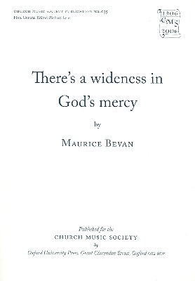 There's a Wideness in God's Mercy&nbsp;&nbsp;for mixed chorus and organ&nbsp;&nbsp;score