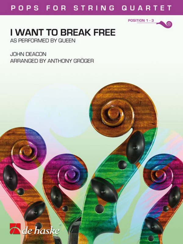 I want to break free: für Streichquartett&nbsp;&nbsp;Partitur und Stimmen&nbsp;&nbsp;