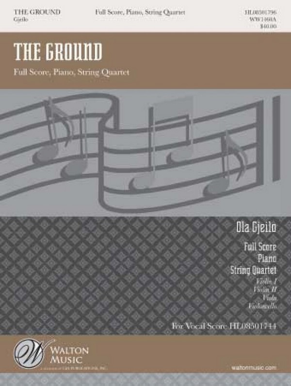 The Ground &nbsp;&nbsp;for piano and string quartet&nbsp;&nbsp;score and parts
