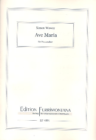 Ave Maria für Frauenchor a cappella  Partitur  