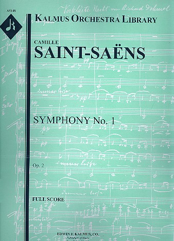 Symphony no.1 op.2 for orchestra&nbsp;&nbsp;score&nbsp;&nbsp;