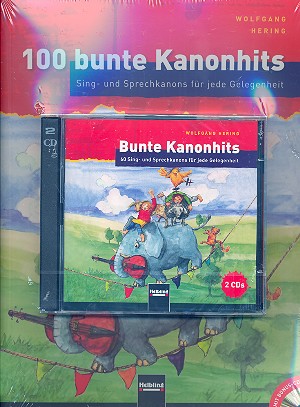100 bunte Kanonhits Paket  (Buch (+CD) +2 CD's)  