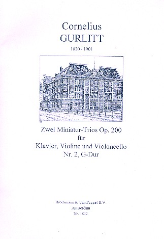 Miniaturtrio G-Dur op.200 Nr.2 für Klavier, Violine  und Violoncello  