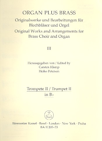 Toccata festiva für Orgel und Blechbläser&nbsp;&nbsp;Trompete 2&nbsp;&nbsp;