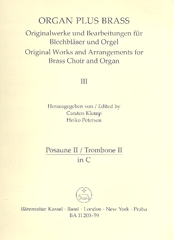 Toccata festiva für Orgel und Blechbläser&nbsp;&nbsp;Posaune 2 in C&nbsp;&nbsp;
