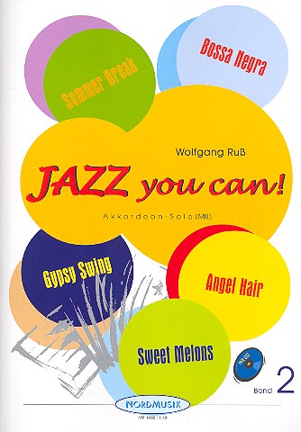 Jazz You can vol.2 (+CD)  für Akkordeon  
