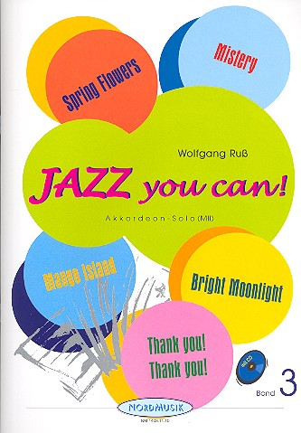 Jazz You can vol.3 (+CD)  für Akkordeon  