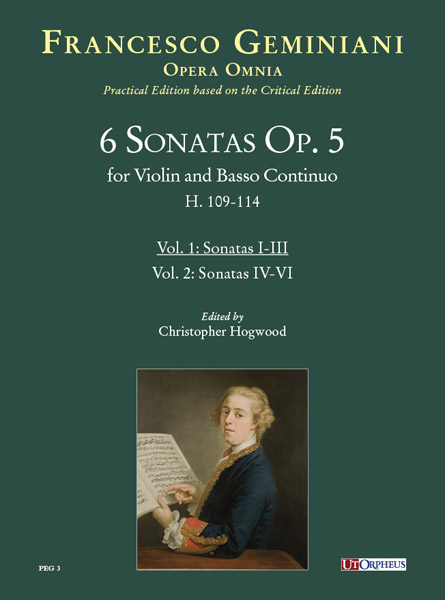 6 Sonaten op.5 Band 1 (Nr.1-3)  für Violine und Bc  