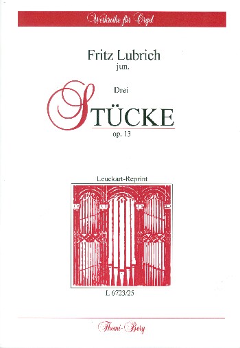 3 Stücke op.13  für Orgel  