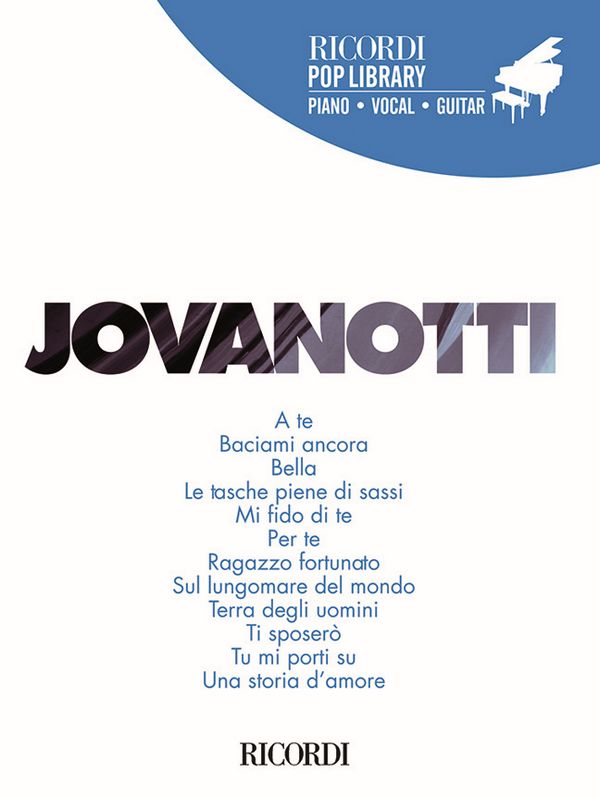 Jovanotti&nbsp;&nbsp;songbook piano/vocal/guitar&nbsp;&nbsp;