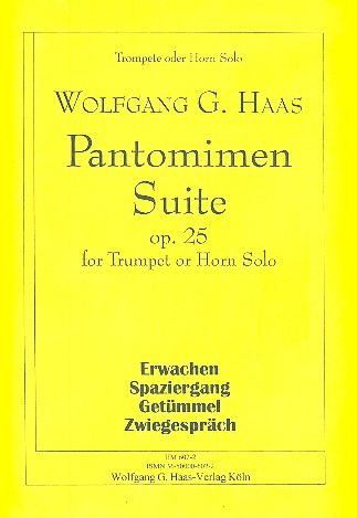 Pantomimen Suite op.25 für Trompete (Horn)    