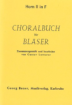 Choralbuch für Bläser  Horn 2 in F  