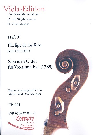 Sonate G-Dur für Viola und bc&nbsp;&nbsp;&nbsp;&nbsp;