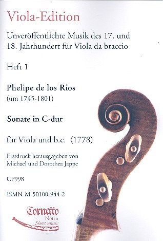 Sonate C-Dur für Viola und bc&nbsp;&nbsp;&nbsp;&nbsp;