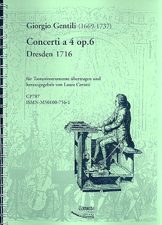 Concerti a 4 op.6 für Tasteninstrumente