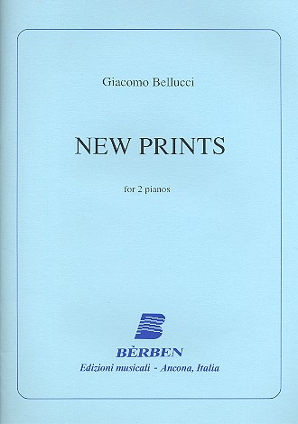 New Prints . for 2 pianos  score  