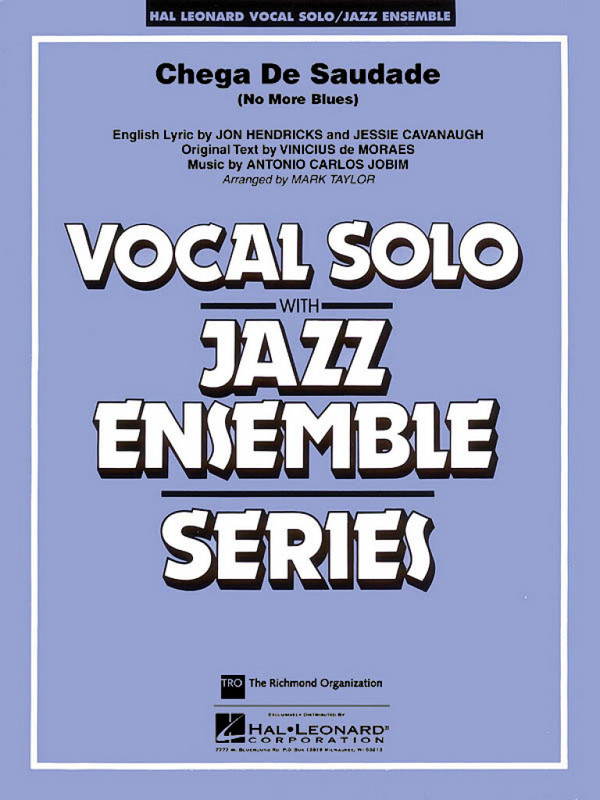 Chega De Saudade: for voice and  jazz ensemble  score and parts