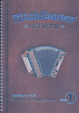 Lehrbuch Band 1 (+CD)  für Steirische Handharmonika in Griffschrift  