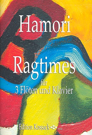 Ragtimes: für 3 Flöten und Klavier  Stimmen  