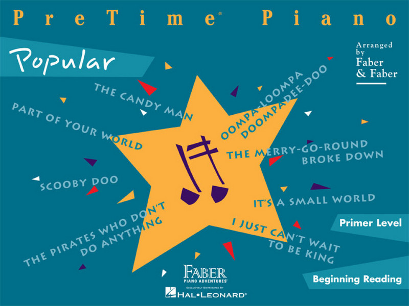 Piano Adventures Primer Level&nbsp;&nbsp;Pretime Piano - Popular&nbsp;&nbsp;