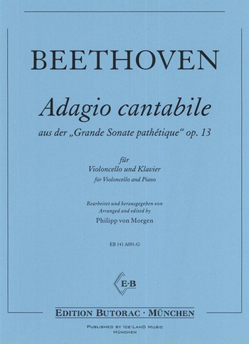 Adagio cantabile&nbsp;&nbsp;für Violoncello und Klavier&nbsp;&nbsp;