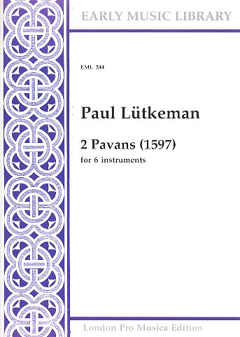 2 Pavans  for 6 instruments  6 scores