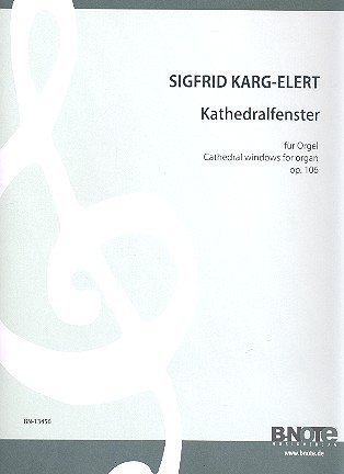 Kathedralfenster op.106 für Orgel&nbsp;&nbsp;Reprint&nbsp;&nbsp;