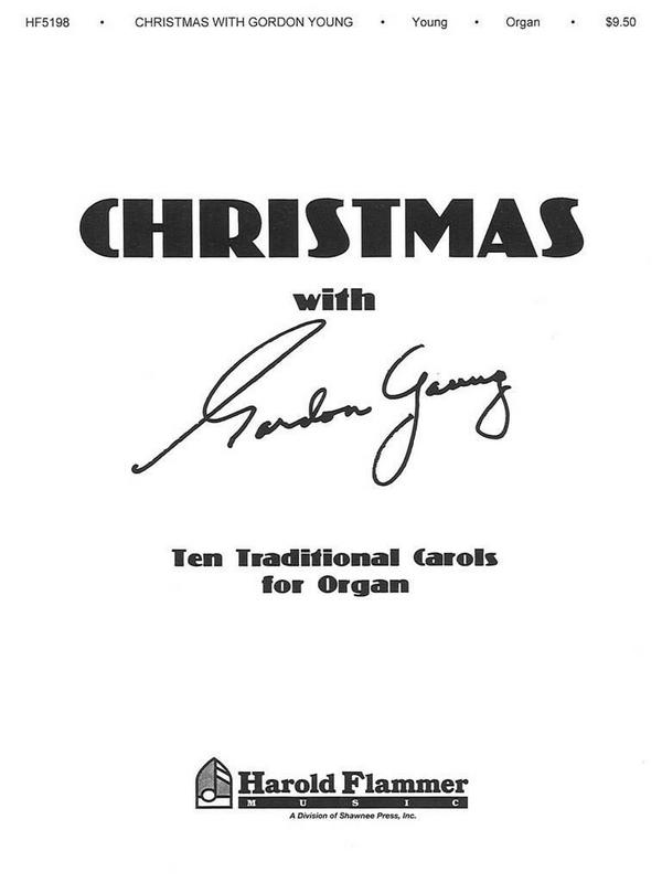Christmas with Gordon Young&nbsp;&nbsp;for organ&nbsp;&nbsp;