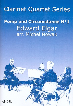 Pomp and Circumstance Nr.1&nbsp;&nbsp;für 4 Klarinetten (BBBBass)&nbsp;&nbsp;Partitur und Stimmen