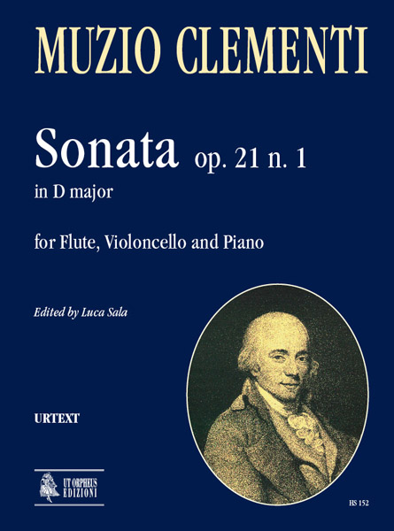 Sonate D-Dur op.21,1  für Flöte, Violoncello und Klavier  Partitur und Stimmen